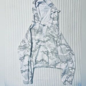 Gray Camouflage Hoodie